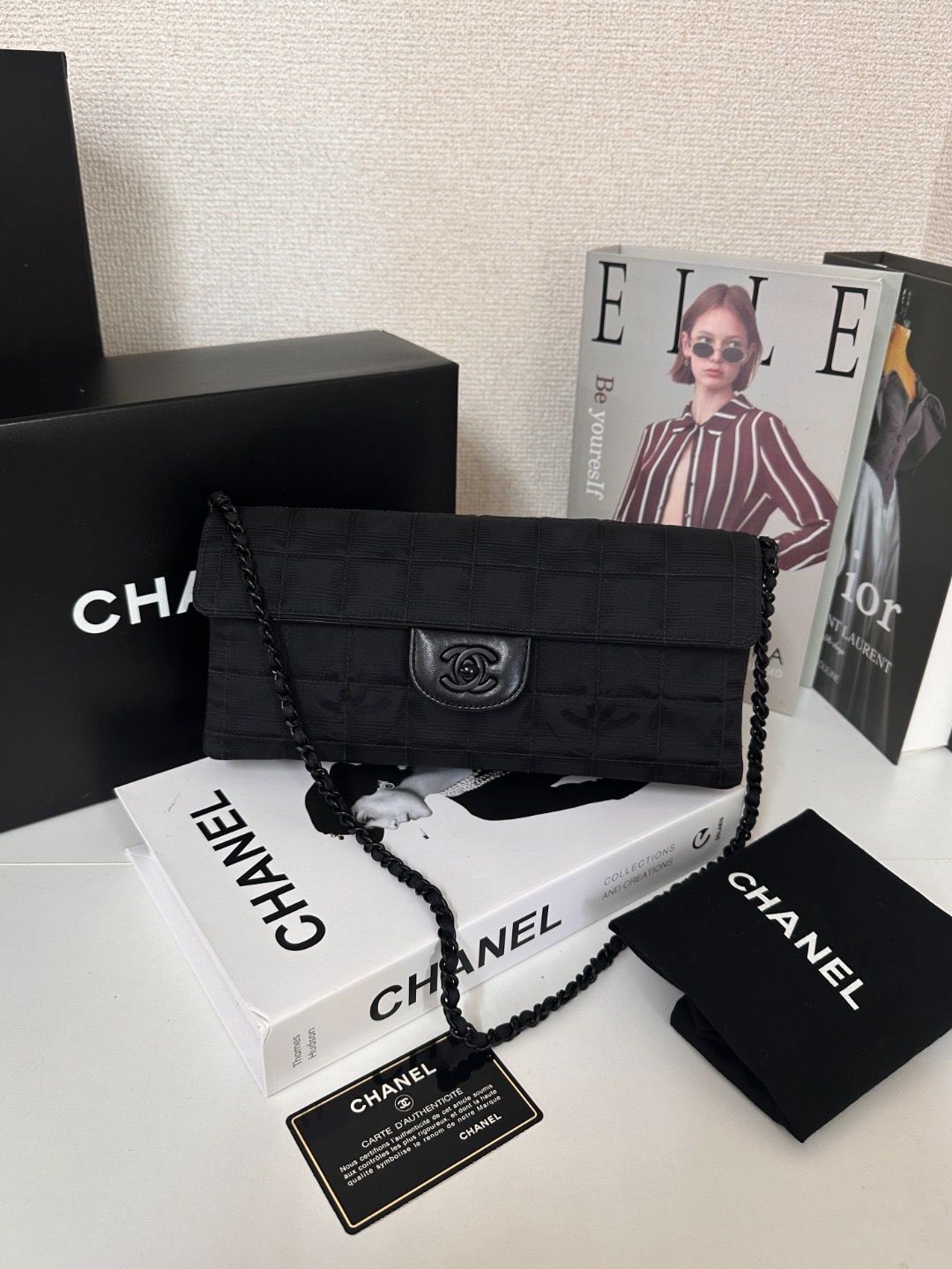 CHANEL 香奈兒 新旅行系列 鏈條單肩包
size 26*13*4cm，shoulder 70cm
$13698