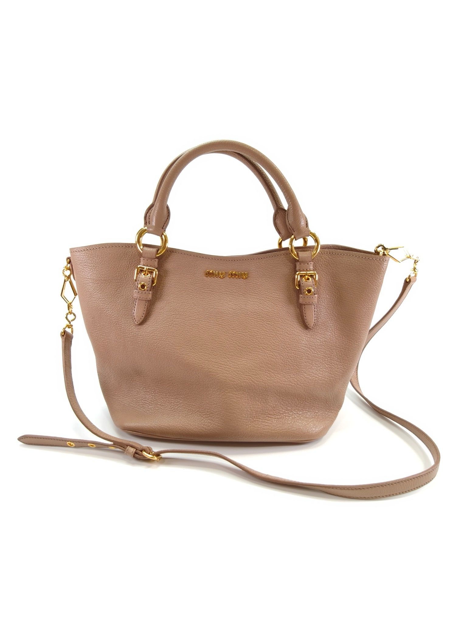 MIUMIU 2-Way 手提斜挎包 米色
W38xH22xD17
$5480