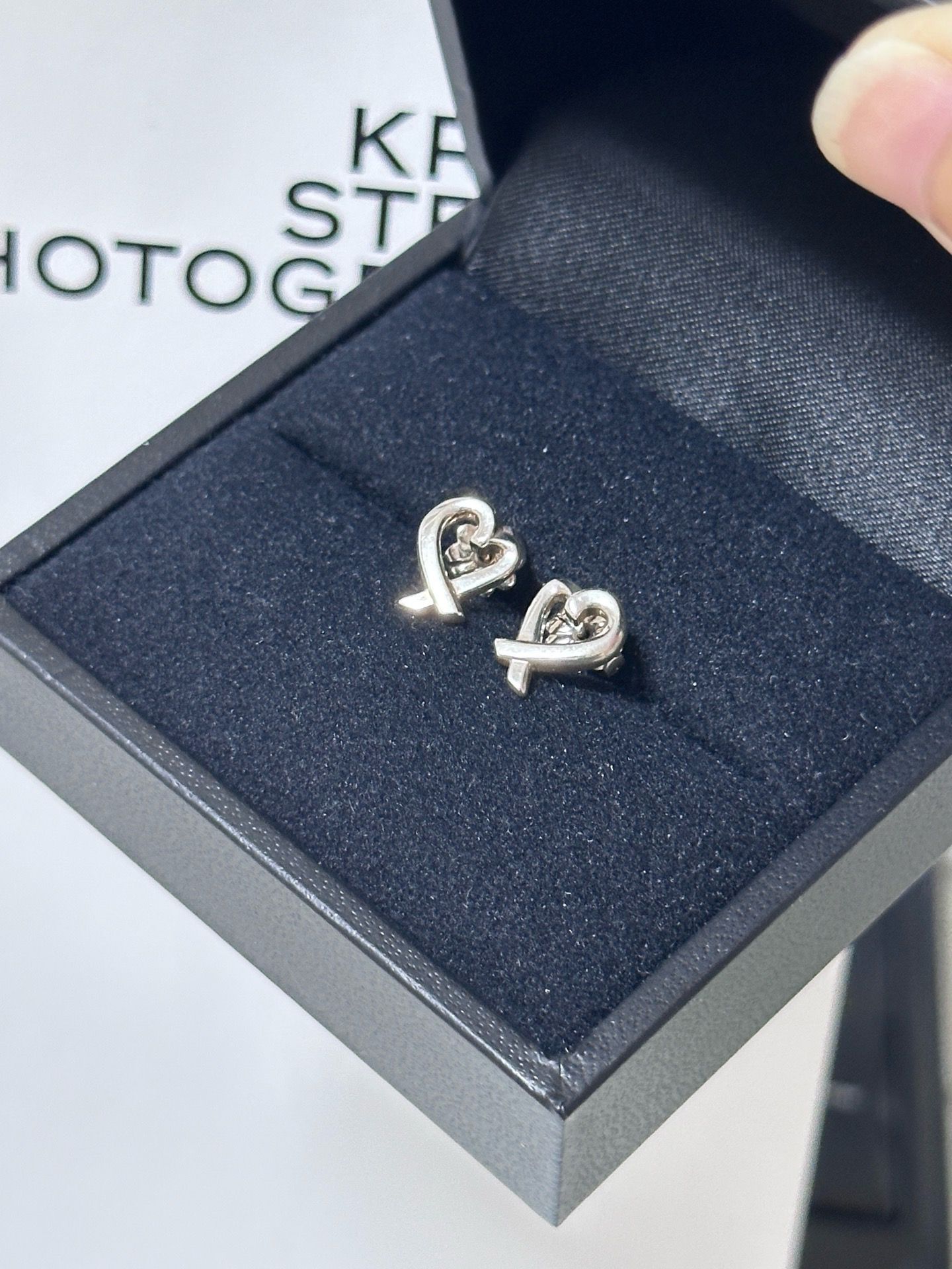 Tiffany 耳釘 sv 1.68g $1800