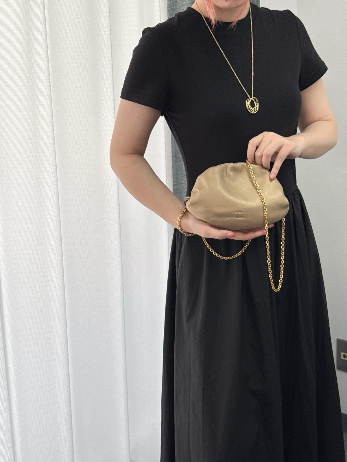 Loewe鏈條雲朵包連麈袋
尺寸約22*15cm
$5088